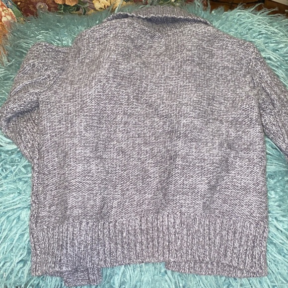 Old man grey cable knit sweater sz 4T - Picture 4 of 5